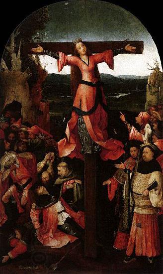 Hieronymus Bosch Triptych of the crucified Martyr China oil painting art